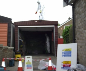 Grimston asbestos removal image 1